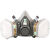 扬笙福精选好货防毒面具6200防尘喷漆化工气体呼吸护罩工业粉尘 6002滤盒一对
