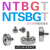 NTBG外螺纹螺杆NTBGT M10 M8 M6 M5 M4滑轮螺丝螺杆轴承NTSBG导轮 浅黄色 NTBGT 26-12