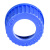 GL45 耐高温螺口试剂瓶盖 PBT盖子 流动相盖 蓝盖瓶盖子 彩色实心 GL45蓝色开孔盖 30mm