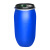 标燕 塑料桶加厚闭口化工桶清洁蓄水桶全新料开口柴油双环铁箍桶160L法兰桶（无手柄款）