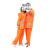 环卫雨衣雨裤套装男保洁橙色带反光条分体式道路施工清洁工人工地 桔红普通款 XXXL