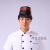厨师帽子男厨师工作帽透气餐厅餐饮厨房女厨师布帽蘑菇帽防尘油烟 加厚黑色红边帽 可调节