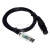 RS485 USB转DMX512 XLR 5P 5芯 舞台灯光控制线 纯黑USB+卡农公头 3m