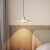 全光谱床头吊灯设计感创意飞碟垂线灯餐厅吧台房间卧室吊线灯 【语音智能款】黑色-三色光