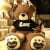 三个点熊娃娃熊玩偶毛绒玩具熊猫抱枕公仔抱抱熊2米1.6米1.8米超大号熊 棕色熊穿黑色衣服 1.6米  表白