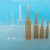 玻璃安瓿瓶曲颈易折安剖异形针剂瓶透明/棕色100个 棕色2ml 1-2