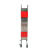 宸辉（CHENHUI）不锈钢片式伸缩围栏道路施工护栏围挡可移动式伸缩安全隔离栏隔离带不锈钢栅栏银红1.2*4米