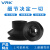 威尔克VRK ZP3系列真空吸盘矮小风琴硅胶吸盘外牙内牙螺母配吸盘 ZP3-08BS 白色硅胶 