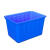 豫选工品 塑料周转箱 水箱大号加厚 塑料水桶 长方形周转储水箱 物品收纳箱 海鲜水产周转箱 160L（蓝色）