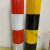 红白黄黑警示桩反光膜电线杆反光贴交通膜电力膜安全柱子 反光红白高度80cm长度1米