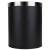 圆形单层无盖垃圾桶酒店卫生间厨房办公室带压圈纸篓2个装 圆形单层黑色塑料（底部带胶圈） 直径225*高250mm