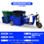 环卫三轮车垃圾桶运输车电动环卫车小区物业垃圾车四桶保洁电动车 四桶车带挡板+60V45A电池