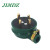 JIMDZ 三相四线插头插座 工业橡胶  摔不烂工业防水套装 绿色 25A扁脚插头