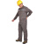 中神盾 SWS-CDS-211 夏季短袖工作服套装男女通用 反光条劳保服 咖啡色 S/160（1-9套单价）