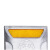 海斯迪克 HK-229  反光铸铝道钉 突起凸起路标 车库安全反光标志 双面铸铝道钉 双黄（4只装）