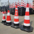 橡胶路锥交通警示反光锥道路柱圆形防撞大方锥桶高速施工安全锥标 700路锥