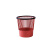庄太太 办公室大容量压圈纸篓卫生间客厅垃圾桶【红色10L】ZTT0680
