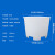 穆运 PE牛筋叉车桶塑料桶储水桶圆桶大敞口印染化工厂铲车桶 CM600L 1090*845mm