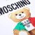 Moschino/莫斯奇诺 女士 Italian小熊短袖T恤 情侣款上衣短袖 0708 0540 1555黑色 XXS