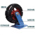 尚留鑫 超重型工业脚轮铁芯橡胶轮载重1吨 12寸万向刹车轮