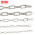 麦锐欧 304不锈钢链条 长环晾衣链条 牵引起重链 防滑铁链护栏防盗链 直径1.2mm（1米价）