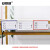 安赛瑞 货架磁性标识牌 仓储磁性标签物料标示卡套80×150mm全磁 红色 10个装 2E00164
