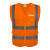 美安明（MAM-Safety）反光背心马甲防静电阻燃多袋反光安全衣服免费印制LOGO 橙色