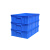 盛富永 塑料周转箱 五金盒元件盒零件盒收纳盒物料盒收纳箱 380新箱410*305*145 蓝