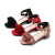 珊诗丽（SexeMara）儿童凉鞋女童鞋夏季新款高跟韩版公主沙滩鞋中大童黑色演出鞋学生  红色 27码内长16.8厘米