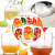 九日韩国进口饮料果肉粒果汁饮品10罐礼盒多味桃子橙葡萄草莓汁零食品 多味组合10罐礼盒装