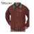 威特仕/WELDAS 44-7300 蛮牛王牛皮电焊工作防护服防火花防金属飞溅上衣 咖啡色 M 1件 企业专享