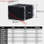 ABS塑料手提航空箱功放4U麦克风接收器抽屉8U机柜无线话筒6U机箱 8U长款(43CM深) 单门+防撞棉