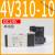 ABDT 电磁阀4N/4V210-08A/B-310-10 4V420-15 4V220 4V310-10-DC24V(单线圈