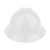 固安捷1561大沿安全帽遮阳雨工地宽边大帽檐劳保头盔白