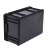 冰禹 BY-3036 黑色防静电周转箱塑料收纳箱 电子元件盒 物料盒零件盒 620*430*155无盖