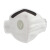UVEX 8733210 防尘口罩 防雾霾带呼吸阀劳保口罩 silv-Airc FFP2头带式劳保口罩 15只/盒