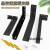 悬空电视柜重型支架吊码托架L型支撑架层板墙上书桌吊柜固定配件 A款230mm黑色一对2支装