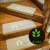 谋福（CNMF）楼梯踏步垫 防滑垫 自粘脚垫 地垫台阶贴垫子 一个装(五叶草-米驼色 70*22*4.5cm)