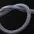臻工品 包塑镀锌钢丝绳 透明涂塑带胶钢丝绳 带皮PVC钢丝绳 包胶晾衣绳 单位：卷 10mm1米 