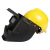 电焊面罩配安全帽支架高空面罩氩弧焊接焊工电焊帽防烤脸防护面罩 新高空电焊面罩