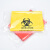 红色生物垃圾袋 危险品处理袋垃圾袋 耐高温高压袋 废弃物消毒袋 化学实验室安全袋 透明 小号 31*66cm(50个)