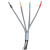 1KV低压冷缩电缆终端头电力电缆附件二三四五芯终端电缆头冷缩管 三芯3.0(1016平方