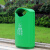 庄太太【绿色易腐垃圾】分类室外垃圾桶户外果皮箱钢板烤漆