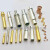 定制定制加工铜插针插孔 航空连接器插头公母铜针 pin针 水实心镀 2.0冠簧公母针10个