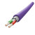 兆龙 PROFIBUS DP 1x2x22AWG PVC护套双芯屏蔽总线 50米-ZL5101001紫色  现货速发