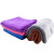 海斯迪克 洗车毛巾(2条)35*75cm紫色擦车布清洁超细纤维吸水保洁抹布 HZL-74