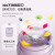 小熊（Bear）榨汁机家用无线电动多功能小型便携式水果榨汁杯迷你炸果汁机 香芋紫LLJ-Q04H6