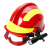 亿安隆YAL 红色 F2头盔抢险救援头盔消防员头帽防护地震应急救援YAL-040