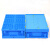 金兽 折叠周转箱 外径:600*400*175mm物品搬运箱物流运输箱长方形箱 GB1055 带盖蓝色