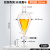厚料双层梨形分液漏斗夹套梨型分液漏斗球形漏斗玻璃活塞60125250 活塞250ml-带刻度